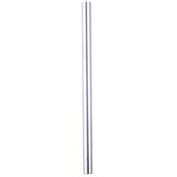Stainless Steel Straws, Rainbow Colored Straws, Iuhan Reusable Ultra Long 8.46 Inch Drinking Metal Straws for Tumblers Rumblers Cold Beverage (Silver)