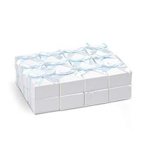 Oirlv 24 Pack Multifunction Jewelry Gift Boxes with Foam and Velvet Insert for Rings Earrings Necklaces Wholesales Gift Boxes Ideal for Wedding,Christmas,Anniversaries(White)