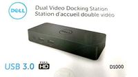 New Genuine Dell D1000 Dual Video 3.0 USB Docking Station 9X2C4 09X2C4 (Renewed)