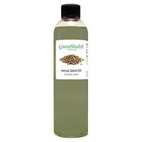 GreenHealth Hemp Seed Oil – 8 fl oz (237 ml) – 100% Pure Virgin Cold Pressed