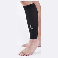 Graduated Compression Performance Calf Sleeves, Black, Pair, Large