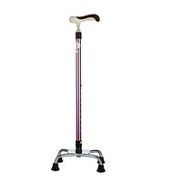 Xiao Jian Crutches-Cane Aluminum Alloy PVC Elbows Cane Turn Portable Non-Slip Lifting Old Cane Walking Aid Crutch (Color : D)