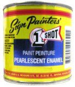 One Shot Pearlescent Bright Red Half Pint