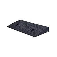 Indoor Slanting Line, Portable Plastic Tread Board, 7cm-13cm Pressure Non-Slip Skateboard Wheelchair Factory Service Ramp (Size: 50 27 9cm) (Color : Black, Size : 49277CM)