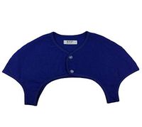 George Jimmy Unisex Prevent Arthritis Pain Thin Cotton Shoulder Warmers Clothing XXL Size(Navy)