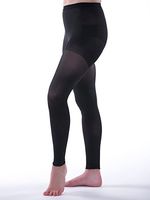 Allegro 15-20 mmHg Footless 57 Pantyhose (Black) Large