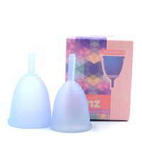 Monzcare Reusable Menstrual Cup, Blue Size 1