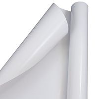 JAM PAPER Gift Wrap - Glossy Wrapping Paper - 25 Sq Ft - White - Roll Sold Individually