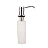 FengGa Soap Dispenser White Liquid Soap Dispenser Lotion Pump Cover Built in Kitchen Sink Countertop