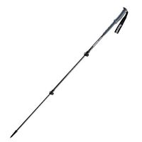 Crutches Ultralight Aluminum Trekking Poles Telescopic Folding Cane Climbing Outdoor Equipment Gray Black (Color : Gray, Size : 62cm)