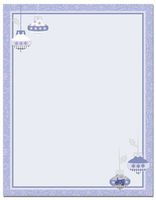 Masterpiece Studios 9720037 Periwinkle Ornaments - Pack of 25