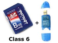 8GB SDHC High Speed Class 6 Memory Card for Kodak EasyShare C713 Digital Camera - Secure Digital High Capacity 8 G GIG GB 8GIG 8G SD HC + Free Card Reader