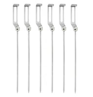 Orka Stainless Steel BBQ Skewers, Set of 6