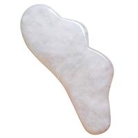 Ozzptuu Hand Made Natural Jade Gua Sha Scraping Massage Tool for Face Leg Arm Body Caring