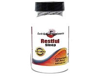 Restful Sleep/Valerian Skullcap Balck Cohosh Wood Betony Lemon Balm Lobelia * 90 Caps 100% Natural - by EarhNaturalSupplements