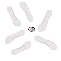 Women Insoles Cushion High Heel Inserts,Sole Insoles Women's High Arch Insert Transparent Slicione Soft Cozy Gel Shoe Foot Pads with Transverse Arch Support for Pain Relief Daily Shoes