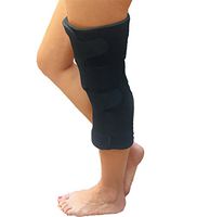 14" Alpha Medical Trim and Wrap Knee Immobilizer and Support Brace with Comfort Foam and EZ-Close Elastic Straps. Made in USA. L1830