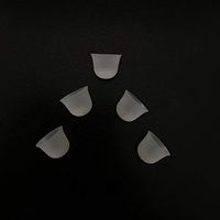 Jungle Care® Beanie Hat Shaped Comfortable CIC/ITC/ITE Silicon Ear Tip Domes, Could Fit a Par of RIC/RITE (Receiver in The Ear Canal) Models (M * 5pcs)