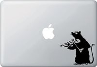 Yadda-Yadda Design Co. Violin Rat - Vinyl Laptop or MacBook Decal