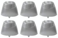 FCS Pack of 6 Click Sleeve for Siemens Signia Silk Primax Click - CIC/ITC (Vented-Medium).