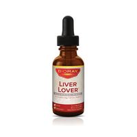 Herbal Liver Detoxifier and Regenerator by Bioray | Liver Lover Supports and Nourishes the Liver and Adrenals, Improves the Body's Ability to Filter Toxins and more | 2 fl oz