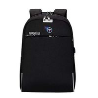 Unisex Laptop Backpack with USB Charging Port, Waterproof and Anti-Theft - Pick Tennessee Titans