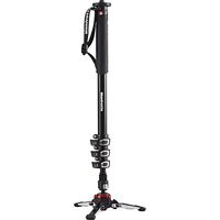 Manfrotto Xpro 4 Section Aluminum Video Monopod, Black (MVMXPROA4US)