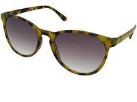Retro Vintage Semi Round Multifocal Reading Lens Sunglass B118 (Light Tortoise-Gray Lenses, 2.50)