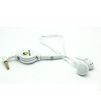 Retractable Headset Handsfree Mic Dual Earbuds Earphones Wired Headphones 3.5mm [White] for Amazon Fire HD 10, 8, Kindle DX, Fire, HD 6, 7, 8.9, HDX 7, 8.9