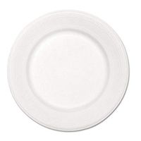Paper Dinnerware, Plate, 10-1/2" Diameter, White, 500 per Carton