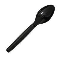 Office Depot Full-Sized Plastic Spoons, Black, Box Of 1000, 3585490694