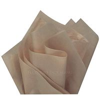 Flexicore Packaging Natural Tan Gift Wrap Tissue Paper | Size: 15 Inch X 20 Inch | Count: 10 Sheets | Color: Desert Tan
