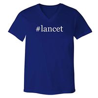 #Lancet - Adult Bella Canvas 3005 Unisex V-Neck T-Shirt, Blue, Medium