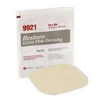 Hollister Restore Extra Thin Hydrocolloid Dressing with Flexible Backing, Sterile 6" x 8"