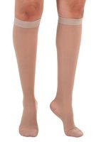 Made in USA Absolute Support Women's Compression Stockings 15-20 mmHg - Sheer Knee High Medium Graduated Support - Medium, Nude A101NU2