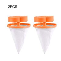 Galapara Household Reusable Washing Machine Floating Lint Mesh Bag Hair Filter Net Pouch Filter Magic Cleaning Ball Pet Fur Lint Hair Laundry Hair Catcher Lint Remover