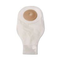 ConvaTec 175782 ActiveLife One-Piece Drainable Pouch with Pre-Cut Durahesive Skin Barrier, Tape Collar, 12" Pouch with 1-Sided Comfort Panel, Tail Clip, Transparent, 1-3/8" Stoma Opening, Pack of 5
