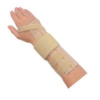 Rolyan AlignRite Wrist Support With Wrap-Around Strap, Long Length, Left, X-Small, Comfortable Stabilization & Support Brace, Ergonomic Thumb Opening for Full Finger Range of Motion, Breathable