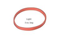 Color-Coded Latex-Free Rubber Bands - Red - Light