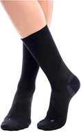ZaTech Merino Plantar Fasciitis Sock, Micro Crew (Black, X-Large)