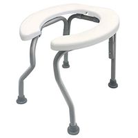 XWZJY Portable Toilet Folding Bedside Commode Seat Shower Bench Lightweight Potty Chair Safety Steel Frame Non-Slip Leg Pad for Easy Transfer