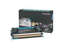 Lexmark C736H1CG C736 X736 X738 X746 XS736 Toner Cartridge (Cyan) in Retail Packaging