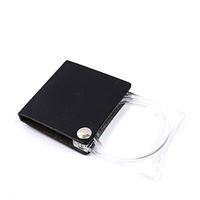 ZH Magnifier Folding 3.5X Handheld Magnifier Portable Leather Case