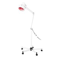 Heating Lamp, 275W Floor Stand Infrared Heating Therapy Lamp Muscle Pain Relief Skin Care Light(US Plug 110V)