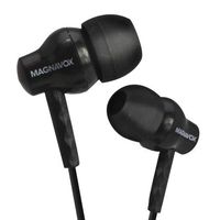 Magnavox MHP4851BK Ear Silicon Earbuds with Microphone - Black