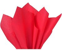Flexicore Packaging Red Gift Wrap Tissue Paper | Size: 15 Inch X 20 Inch | Count: 100 Sheets | Color: Red