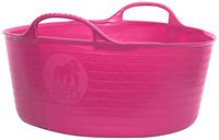 TubTrug SP15PK Shallow Pink Flex Tub, 15 Liter