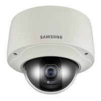 Samsung SNV-3082 4CIF WDR Vandal-Resistant Network Dome Camera