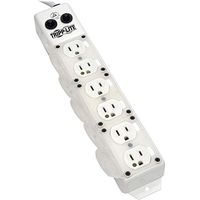 Tripp Lite Medical Grade Power Strip for Patient Care Vicinity, 6 Hospital-Grade Outlets, 120V, 15 ft. Right-Angle Cord, UL 1363A, White (PS-615-HG-OEMRA)