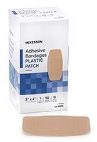 McKesson 16-4825 Medi-Pak Performance Adhesive Bandage, Sheer, 2" Width, 4" Length, 2" Width, 4" Length (Pack of 1200)